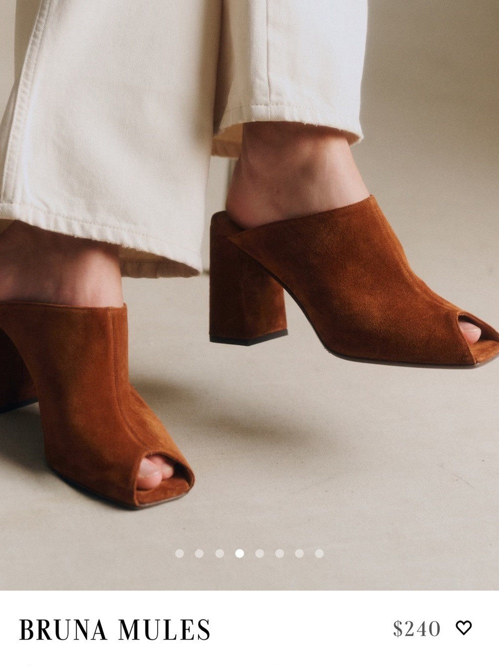 Bruna High Noisette Shoe Box Label